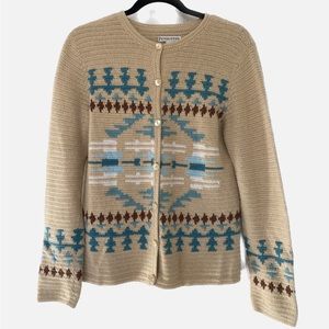 Pendleton Southwestern Navajo Cardigan Sweater
